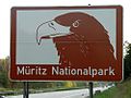 KW 39: Unterrichtungstafel zum Müritz-Nationalpark an der A 19