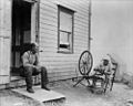 An Acadian home along Cabot Trail, Cape Breton Island, Nova Scotia, 1938