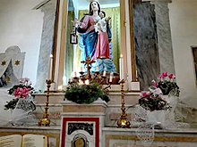 Acquafondata Our Lady of Mount Carmel Acquafondata, Our Lady of Mount Carmel, small sanctuary.jpg