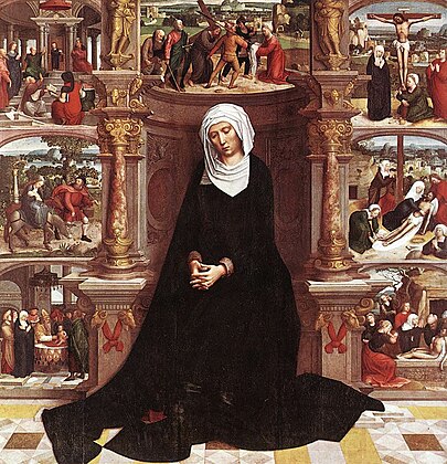 1. Vierge des Sept Douleurs, église Notre-Dame, Bruges.