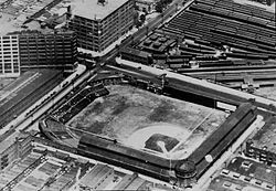 Baker Bowl and Huntingdon Street station, 1928.jpg