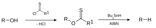 Barton–McCombie deoxygenation scheme