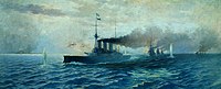 Zászlóshajóként a balkáni-háborúk idején, az éliszi csatában