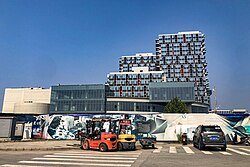 Beijing Film Academy Huairou Campus under construction, 2019