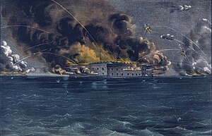 Bombardment of Fort Sumter, Currier & Ives (1837–1885).
