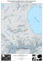 Топографска карта на хребет Боулс и централна Тангра планина