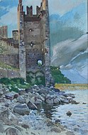 Castle on Garda Lake