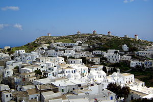 Amorgosz szigetének épületei