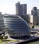 London City Hall av Sir Norman Foster, London, Storbritannien