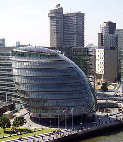 photo of London City Hall, building