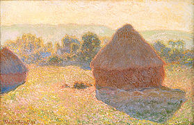 Haystacks, (Midday), 1890-91, Galería Nacional de Australia