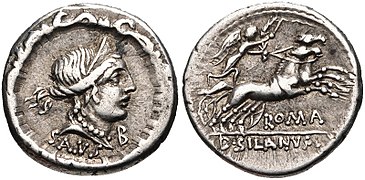 91 BC, D. Junius Silanus.
