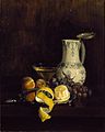 Partial copy by Daisy Linda Ward of a work by Willem Kalf