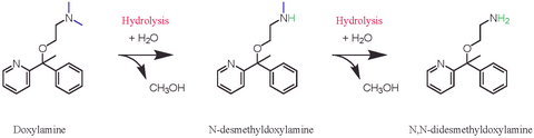ドキシラミンの代謝