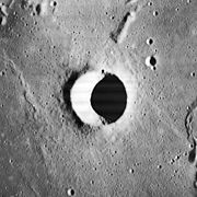 Imagen de Encke C. Fotografía de la misión Lunar Orbiter 1
