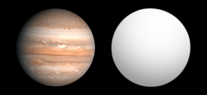 木星との大きさの比較