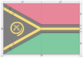 Rozměry vanuatské vlajky