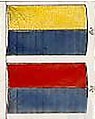 Moldavian and Wallachian Flags. 1849