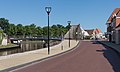 Franeker, vue dans la rue: het Oud Kaatsveld