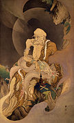 伏龍羅漢（1885年、福井県立美術館）