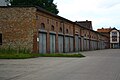 Garagen auf dem Gelände der Kaserne