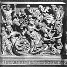 Giovanni Pisano, marmo, 1301, particolare del pulpito di Sant'Andrea, Pistoia