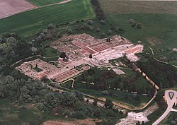 Aerial view of Tác