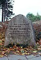 Memorial stone for Helmut Kleinert