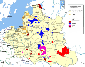 Feudi magnata na karti Poljsko Litvanske Unije (16 - 17. vijek)
