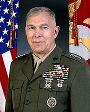 Gen James T. Conway, 34th Commandant of the Marine Corps