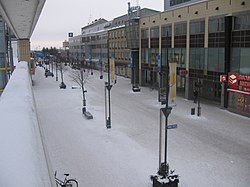 Zona e këmbësorëve Manski në qendër të qytetit Kouvola