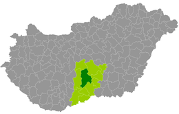 Distretto di Kiskőrös – Mappa
