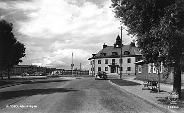 "Klockhuset", 1950-tal.