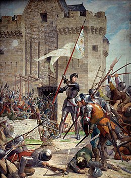 Joan of Arc during the Siege of Orleans (1428-1429) Lenepveu, Jeanne d'Arc au siege d'Orleans.jpg
