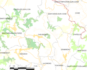 Poziția localității Chevrières