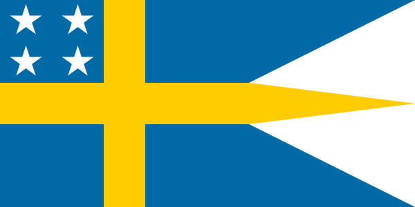 파일:Naval Rank Flag of Sweden - Amiralsflagga.svg