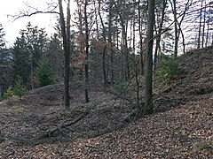 Umfassung (Burgmauer) im Süden