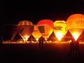 Night Glow at the 20º Hot Air Balloon Festival (FIBAQ) in Alter do Chão, 11 November 2016