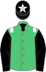 Emerald Green, White epaulets, Black sleeves, Black cap, White star