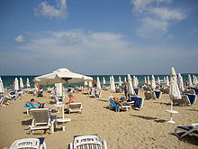 Пляж туристического комплекса «Солнечный берег», Болгария