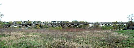 Vue d’ensemble du pont de Boutiron