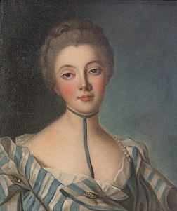 Portrait de Madame Dupin par Jean-Marc Nattier (vers 1733, château de Chenonceau). (définition réelle 2 133 × 2 544)