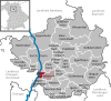 Lage der Gemeinde Poxdorf im Landkreis Forchheim