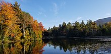 Prentiss Pond in the autumn, Dorset Vermont