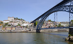 Vista desde la orilla del río.