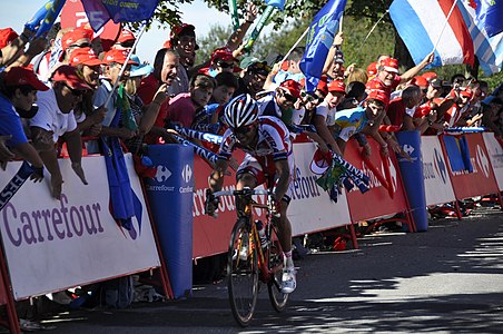 Joaquim Rodríguez bei seinem Sieg in Oviedo am Alto del Naranco