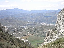 Skyline of Riogordo