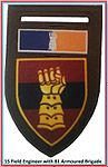 SADF 81 Armoured Brigade 15 Field Engineer Flash