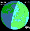 Verlauf der Sonnenfinsternis vom 20. März 2015