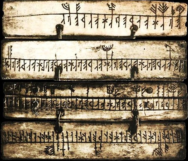 Sami Runic Calendar studied by Eirikr Magnusson published 1877